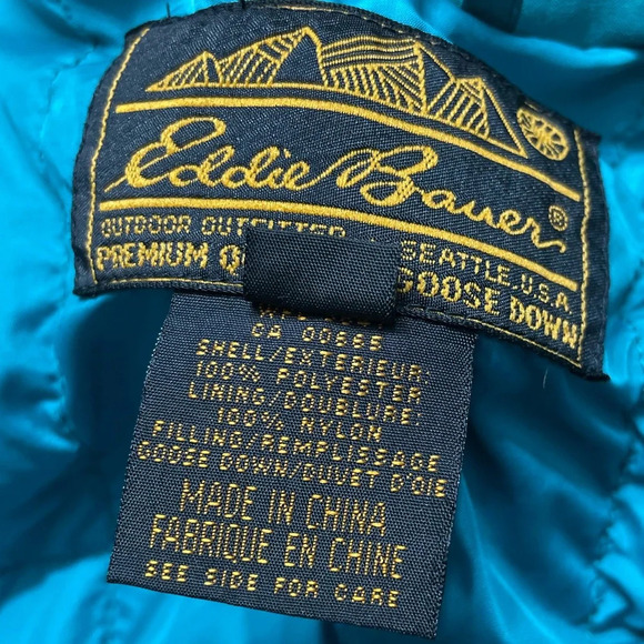 Eddie Bauer Gore-Tex Ridge Line Premium Goosedown Down Jacket Hooded Coat Parka - Picture 4 of 14